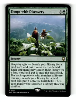 MTG: Tempt with Discovery | Commander: Bloomburrow 124 NM - Image 1
