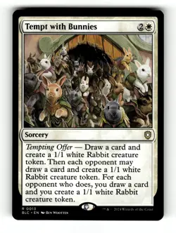 MTG: Tempt with Bunnies | Commander: Bloomburrow 13 NM - Image 1