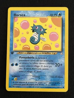 Horsea 1 ED 62/111 Neo Genesis ITA Prima Edizione - Carta Pokemon Italiana - Image 1