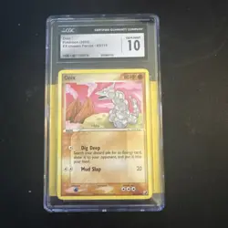 Onix 65/115 CGC Gem Mint 10 Pokemon EX Unseen Forces 2005 slight slab defect - Image 1