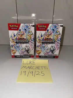 🔥POKEMON TCG Scarlet & Violet Prismatic Evolutions Booster Bundle X2🔥 - Image 1