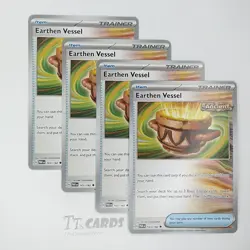 Earthen Vessel 163/182 x4 - 4x Trainer Playset - Pokemon S&V Paradox Rift - Image 1