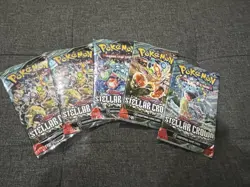 Pokemon Journey Together Stellar Crown Booster Packs - Lot of 10 - Image 3