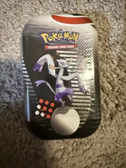 Pokemon TCG S&V Black Bolt And White Flare Unova Mini Tin Sealed Zorua & Chandel - Image 1