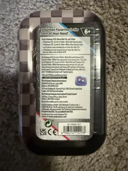 Pokemon TCG S&V Black Bolt And White Flare Unova Mini Tin Sealed Zorua & Chandel - Image 2