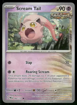 Scream Tail (Master Ball Pattern) 042/131 Uncommon Holo NM Pokemon SV: Prismatic - Image 1