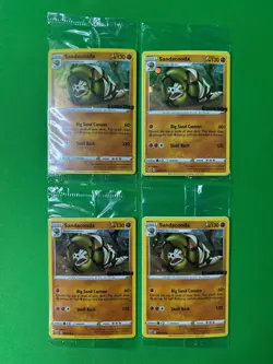POKEMON SEALED SANDACONDA 082/163 GAMESTOP EXCLUSIVE PROMO PLAYSET X4 - Image 1