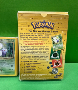 Pokemon Hot Foot Theme Deck Neo Genesis 2001 Complete Damaged Box - Image 3