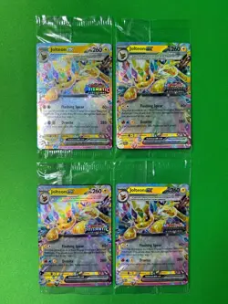 POKEMON SEALED JOLTEON EX 030/131 PRISMATIC SURPRISE BOX STAMPED PROMO X4 - Image 1
