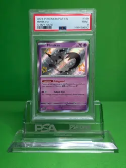 POKEMON 2024 PALDEAN FATES MIMIKYU SHINY RARE 160 PSA 9 - Image 1