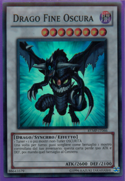 DRAGO FINE OSCURA • (Dark End Dragon) • Super R • RYMP IT066 • Unl • Yugioh! - Image 1
