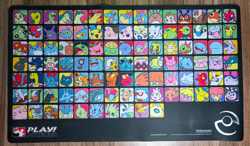 POKEMON PROFESSOR PLAYMAT GENERATION 2 JOHTO - Image 1