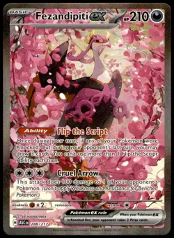 Fezandipiti ex 288/217 Special Illustration Rare Ascended Heroes Pokemon NM - Image 1