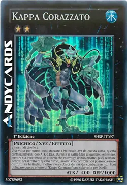 KAPPA CORAZZATO (Armored Kappa) • Super R • SHSP IT097 • 1Ed • Yugioh ANDYCARDS - Image 1