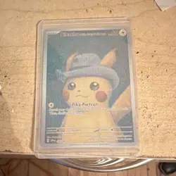 The Pokemon Company Pikachu with Grey Felt Hat SVP 085 Holo Full Art Eng 60HP - Image 1