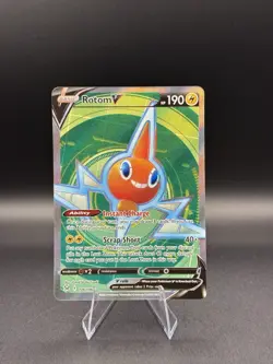 Rotom V 176/196 - Pokemon TCG Lost Origin Full Art Ultra Rare Holo Foil NM - Image 1