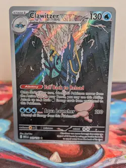 Clawitzer 141/132 Illustration Rare Mega Evolutions Pokemon TCG - NM - Image 1