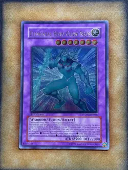 Yugioh Elemental Hero Glow Neos STON-EN036 Ultimate Rare 1st Ed NM - Image 1