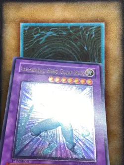 Yugioh Elemental Hero Glow Neos STON-EN036 Ultimate Rare 1st Ed NM - Image 3