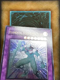 Yugioh Elemental Hero Glow Neos STON-EN036 Ultimate Rare 1st Ed NM - Image 4