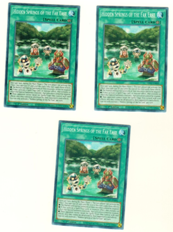 Set Of 3 Hidden Springs Of The Far East Lightning Overdrive 1st Edition Yugioh - Image 1