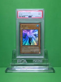 YU-GI-OH 2002 METAL RAIDERS 1ST ED SUIJIN MRD-027 PSA 9 - Image 1
