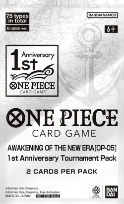 One Piece TCG Awakening of the New Era OP-05 1st Anniversary Tournament Pack - Image 1