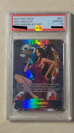 GRAAD 10 2024 One Piece #051 BOA HANCOCK Manga Alt Art OP07-051 MINT - Image 1