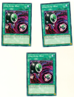 Set Of 3 One Kuri Way LIOV-EN065 Lightning Overdrive 1st Edition Yugioh - Image 3