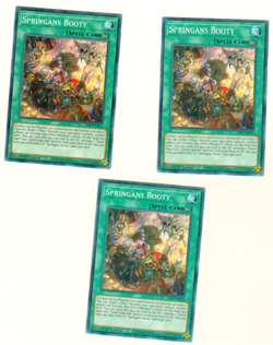 Set Of 3 Springans Booty LIOV-EN054 Lightning Overdrive 1st Edition Yugioh - Image 1