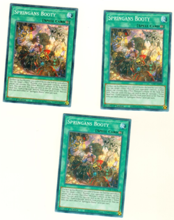 Set Of 3 Springans Booty LIOV-EN054 Lightning Overdrive 1st Edition Yugioh - Image 3