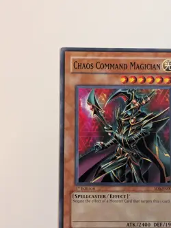 Yugioh TCG - 1x Chaos Command Magician - SD6-EN008 - LP, 1st Edition 2006 - Image 3