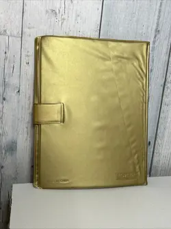 Vtg Pokemon Toy Site TCG Gold Collectors Card Album Binder Holds 80. See Photos - Image 2