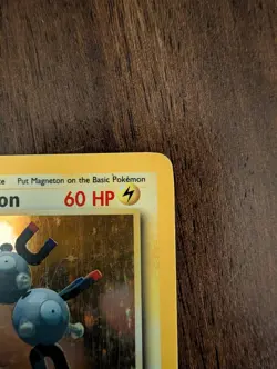 Magneton Base Set Unlimited 9/102 Holo Rare Card Pokemon MP (Minor Crease Pic 7) - Image 2