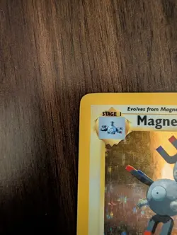 Magneton Base Set Unlimited 9/102 Holo Rare Card Pokemon MP (Minor Crease Pic 7) - Image 3