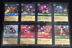 Disney Lorcana Standard Character Theme 8 Card Lot Donald Duck - Image 1