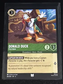 Disney Lorcana Standard Character Theme 8 Card Lot Donald Duck - Image 5
