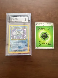 CGC 9 MINT Poliwrath 13/102 Base Set Holo Pokemon Card - Image 1