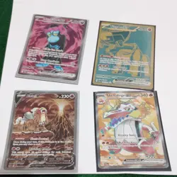 Nintendo Pokemon TCG Paldea Evolved 4-Card Holo ex Lot Munkidori Ting-Lu - Image 1
