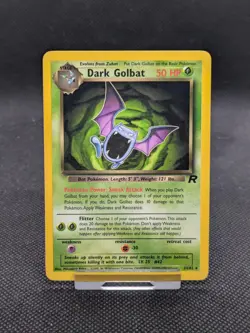 Dark Golbat 24/82 Non Holo Team Rocket Set Rare Pokemon Card WOTC LP-NM - Image 1