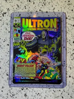 MtG Marvel Ultron, Artificial Malevolence Borderless Foil NM - Image 1