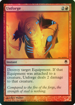 MTG Unforge Foil ** Darksteel ** English (LP) - Image 1