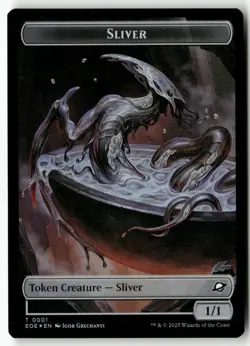 Robot // Sliver Double-Sided Token 10 // 1 Edge of Eternities Token Foil NM - Image 1