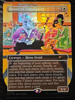 MTG Master of Ceremonies MTG Foil NM Secret Lair SLD TMNT Stan Sakai 2379 - Image 1