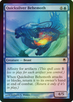 MTG Quicksilver Behemoth Foil ** Darksteel ** English (NM) - Image 1