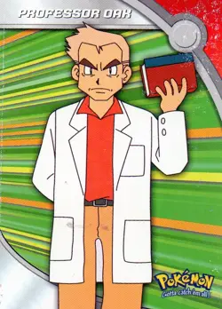 Pokemon Professor Oak Card Topps TV Animation - Image 1