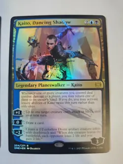 MTG - Kaito, Dancing Shadow FOIL - Phyrexia All Will Be One - Image 1