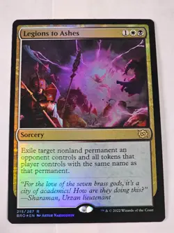MTG - Legion to Ashes FOIL- Brother's War - Image 1