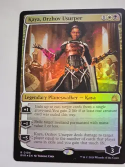 MTG - Kaya, Orzhov Usurper FOIL - Ravnica Remastered - Image 1