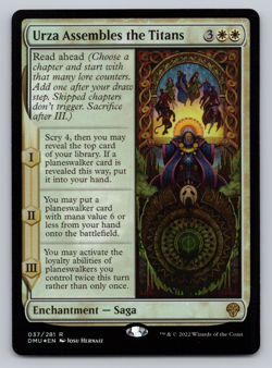 Urza Assembles the Titans FOIL - Dominaria United - MTG - Image 1